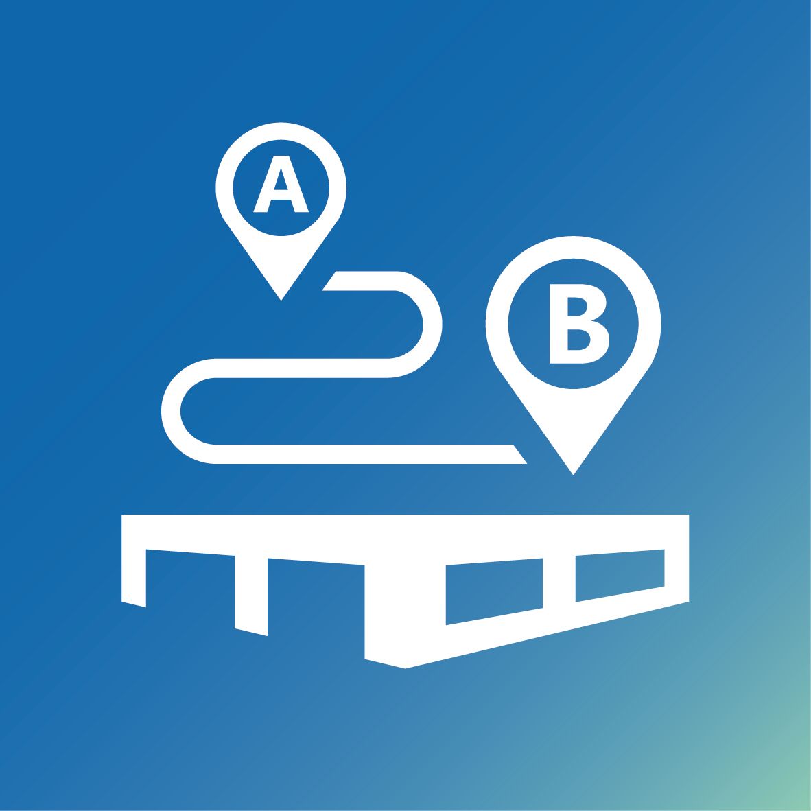 App-plan-MANAnwendung – stilisierter Buchstabe ‚pn‘ mit Farbverlauf und Schriftzug ‚MAN‘.“