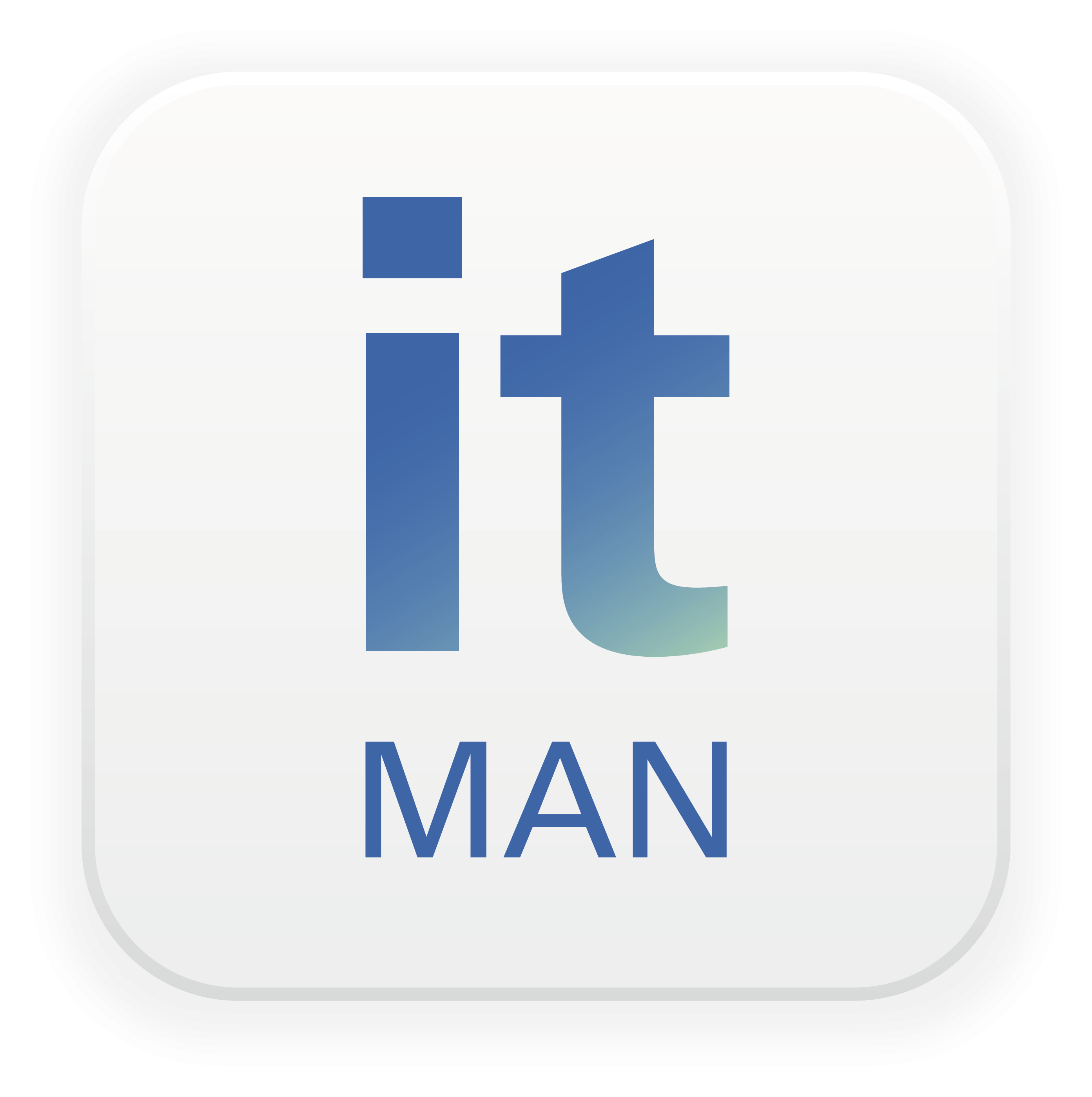App-insight-MANAnwendung – stilisierter Buchstabe ‚it‘ mit Farbverlauf und Schriftzug ‚MAN‘.“